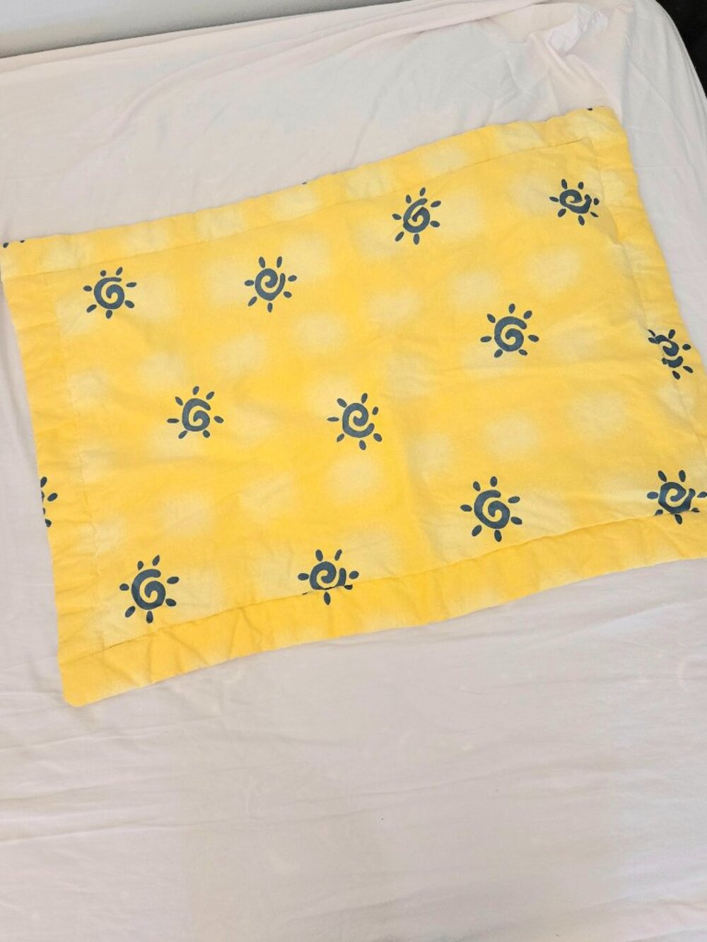 Yellow Pillow Case spiral